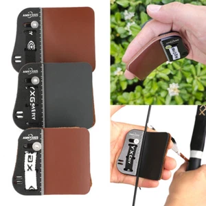 Archery Finger Guard Tab Protector Gear Cow Leather RH LH Recurve Bow Hunting - Picture 1 of 13