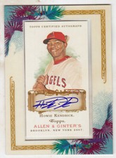 2007 TOPPS ALLEN & GINTER #AGA-HK HOWIE KENDRICK MINI AUTOGRAPH
