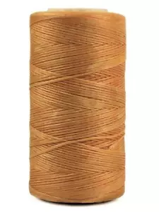 Waxed Sail Twine / Whipping & Sewing Thread -  1/4 pound bulk spool NATURAL