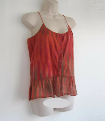 GAP Women's Spaghetti Straps Racerback Cotton Relaxed Fit Tank Sze XS / X-Small  - Image 1 of 4