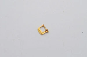 Blancpain Leather Bracelet Buckle Clasp 10MM 18K 750 Solid Gold Vintage - Picture 1 of 2