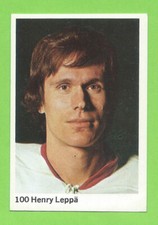 1974-75 Swedish Williams #100 Henry Leppa Jokerit Finland