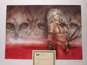 LUIS ROYO - STAMPA MAGENTA UNDERGROUND FIRMATA E NUMERATA - Foto 1 di 3