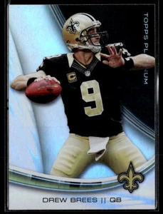 2013 Topps Platinum #42 Drew Brees New Orleans Saints - Imagen 1 de 2