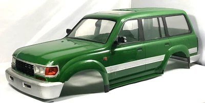 RC 1/10 Toyota LC80 Land Cruiser Hard Body 313mm - Racing Green for Axial- RC4WD - Image 1 of 4