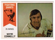 1974-75 O-Pee-Chee WHA Wayne Connelly Minnesota Fighting Saints #54