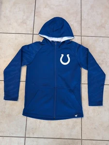 Fanatics Indianapolis Colts Blue Full Zip Up Jacket Hoodie NFL Men's Size Med - Picture 1 of 9