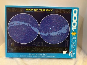 Map of the Sky 1000 Piece Jigsaw Puzzle Eurographics New - Picture 1 of 3