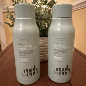 Lot of 2 ROOT TO END 2-In-1 Shampoo Conditioner w Strand Reviving 13 Oz Ea - Picture 1 of 5
