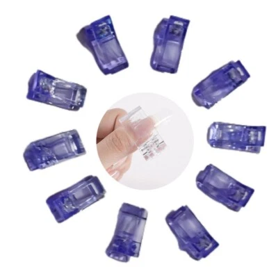 5 ST Nagelklammer Set Nagellackentferner Clips, Art Clips Halteklammer Fixieren - Bild 1 von 4