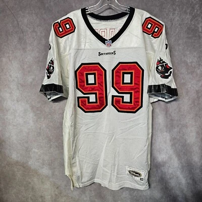 Camiseta deportiva vintage Wilson auténtica NFL Tampa Bay Buccaneers Warren Sapp 99 48 L Foto 1 de 4