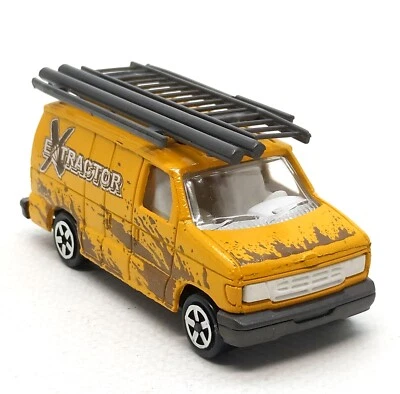 Majorette Ford Econoline Extractor Yellow 1/63 (3") - no Package - Image 1 of 4