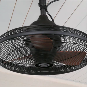 Harbor Breeze Valdosta 20in Oil Rubbed Bronze Indoor/Outdoor Downrod Ceiling Fan - Picture 1 of 3