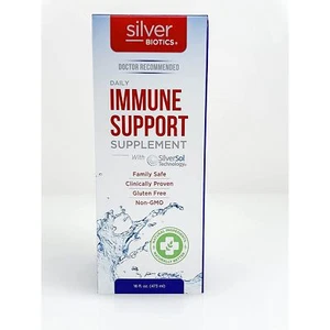 Silver Biotics Daily Immune System Support with 10ppm Silver Supplement 16 Ounce - Picture 1 of 6