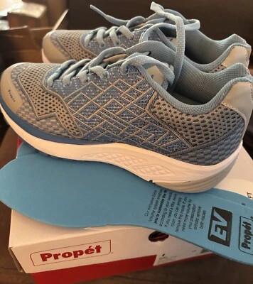 Nuevos zapatos/zapatillas para caminar Propet One azules/plateados para mujer talla 7 Foto 1 de 4