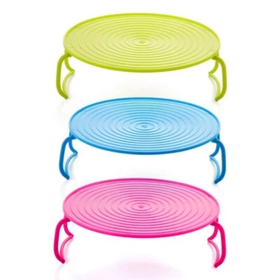 Practical Tray Double Tiered Microwave Plate Stacker for Busy Individual - Image 1 of 4