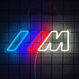M Sport BMW Neon Sign - Garage / Home Workshop LED Light - Man Cave Bar M3 etc - Picture 1 of 10