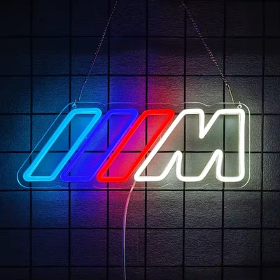 M Sport BMW Neon Sign - Garage / Home Workshop LED Light - Man Cave Bar M3 etc - Image 1 of 4