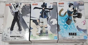 Juego de 3 figuras Bandai Naruto Memorable Saga Momochi Zabuza Sasuke Haku - Imagen 1 de 1
