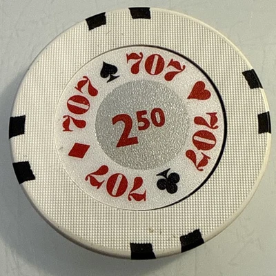 R.T. PLASTICS OF NEVADA $2.50 NCV FABRICANTE CASINO CHIP ENVÍO COMBINADO Foto 1 de 3