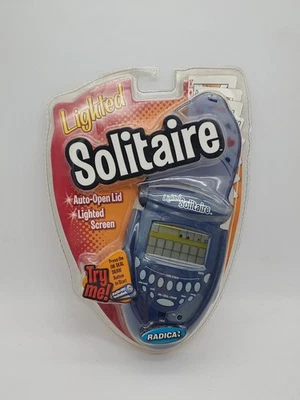 2003 Radica ОСВЕЩЕННЫЙ ПАСЬЯНС портативная электронная игра Клондайк Лас-Вегас 74014 - Изображение 1 из 4