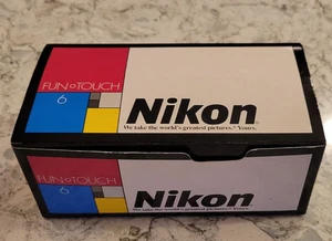 Vintage Nikon Fun Touch 6 Camera 35mm Point Shoot Film Original Box Strap Case - Picture 1 of 9