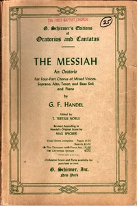 G. Schirmer The Messiah (Standard) - Picture 1 of 1