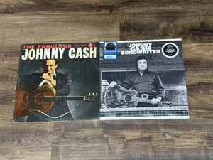 Johnny Cash- Lot Of 2 LP's/Records- The Fabulous Johnny Cash/ Songwriter - Picture 1 of 1
