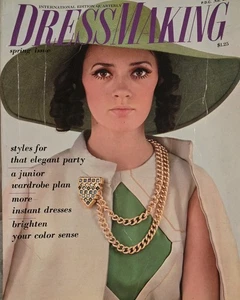 International Dress Making Quarterly Spring 1968 Mod Fashion Patterns To Sew - Picture 1 of 17