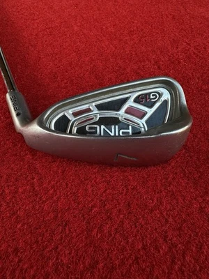 PING G15 Single 7 Iron Black Dot PING AWT Steel Regular Flex Shaft Right Handed - Image 1 of 4