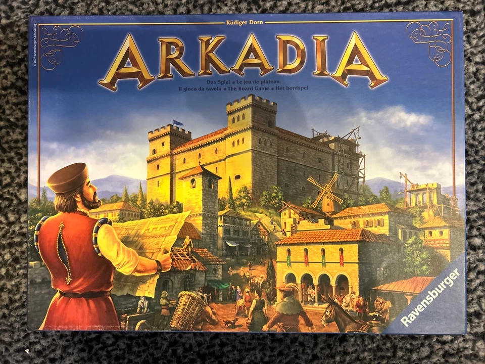 Rio Grande Boardgame: Arkadia: Box EX/NM: From a Game Collector’s Estate Foto 1 de 4