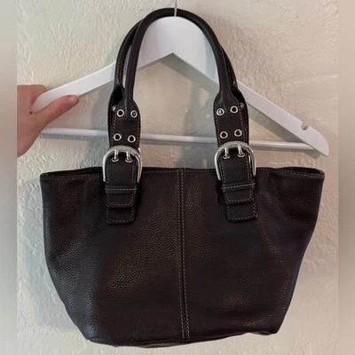 Bolso de Hombro de Cuero Marrón Y2K Vintage Años 90 Hebilla Gilmore Niñas Grunge Foto 1 de 4