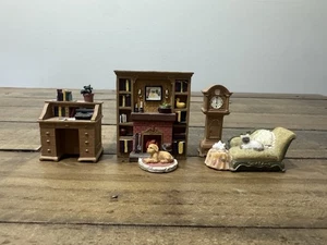 Avon Miniatur Wohnzimmer Set Victorian Memories Puppenhaus Möbel Sammlung - Bild 1 von 12