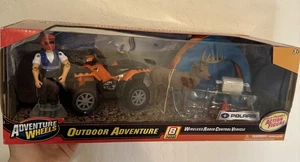 2015 Adventure Wheels Wireless Radio Control Vehicle Polaris Action Figure Camp - Picture 1 of 8