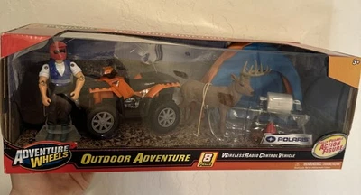 2015 Adventure Wheels Wireless Radio Control Vehicle Polaris Action Figure Camp - Image 1 of 4