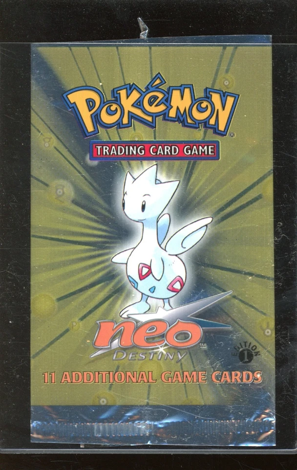 Pokemon TCG 1st Ed. Neo Genesis Booster Pack Open/Empty - Image 1 of 1
