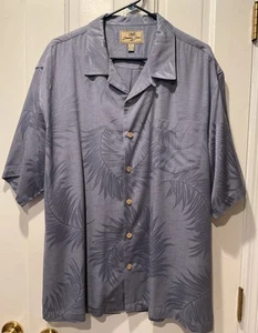 Jamaica Jaxx Silk Hawaiian Shirt tropical Print Size XL - Picture 1 of 3