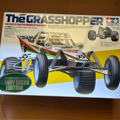 Tamiya Grasshopper Candy Green Edition 1/10 RC Radio Control Car Kit With Option - Image 1 of 2