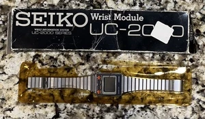 Seiko UC-2000 LCD Digital Wrist Module Information System W/ Box - Picture 1 of 21