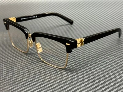 MIU MIU MU 10ZS 1AB08N Black Blue Light Filter Women's 54 mm Eyeglasses - Image 1 of 4