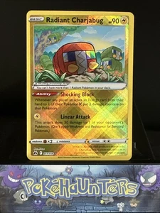 Pokemon Card Radiant Charjabug 051/159 Shiny Rare Holo Crown Zenith NM - Picture 1 of 2