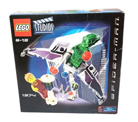 LEGO 1374 Studios Marvel Super Heroes Spider-Man Green Goblin 2002 Minifigure r#