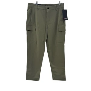 Lululemon Utilitarian Cargo Pants Men Size 33 Olive Green New - Picture 1 of 8