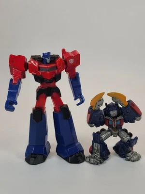 2 figuras Transformers Optimus Prime 2008 y 2016 Foto 1 de 4