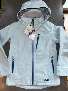 NWT STIO Women's Environ SKI Jacket Glacial Blue SZ XS $465 SALE! Waterproof - Picture 1 of 24