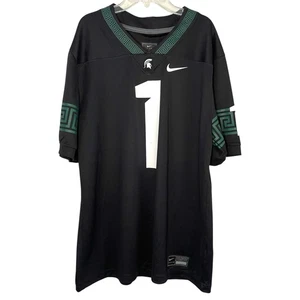 Michigan State Spartans Football Jersey Nike Dri-Fit Size L NEW College Sports - Picture 1 of 9