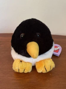 Vintage 1997 Swibco Puffkins Tux the Penguin Plush Bird With Tags #6625 - Picture 1 of 6