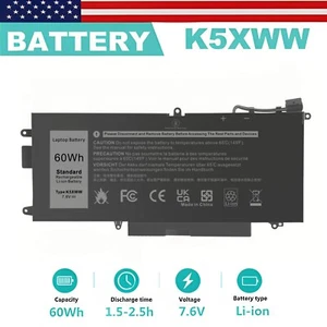 K5XWW Battery For Dell Latitude 5289 7389 7390 2in1 L3180 Series 6CYH6 71TG4 - Picture 1 of 10