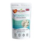 Vitamin D3 1000IU 100 Tablets High Strength for Teeth Health & Immune Support
