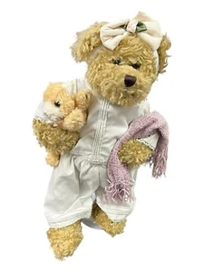 Bearington Bear CAT NAPPER #1417 Holding Kitten 12" With Stand- Please Read - Picture 1 of 24